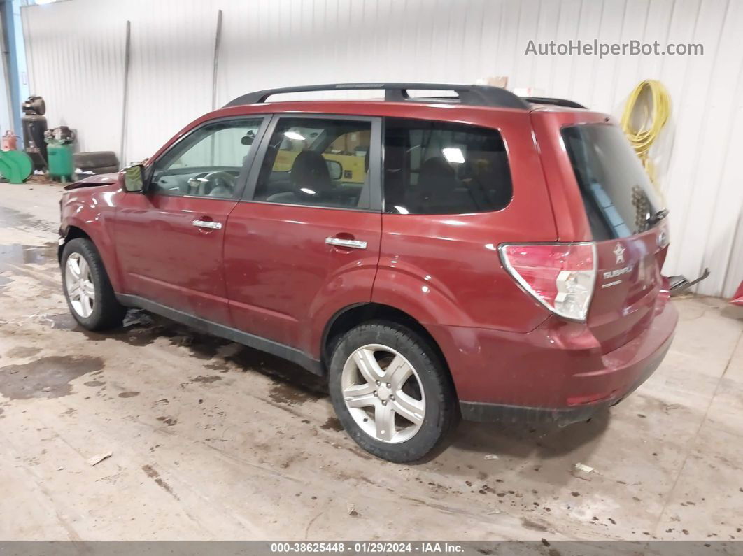 2010 Subaru Forester 2.5x Premium Maroon vin: JF2SH6CC9AH739138