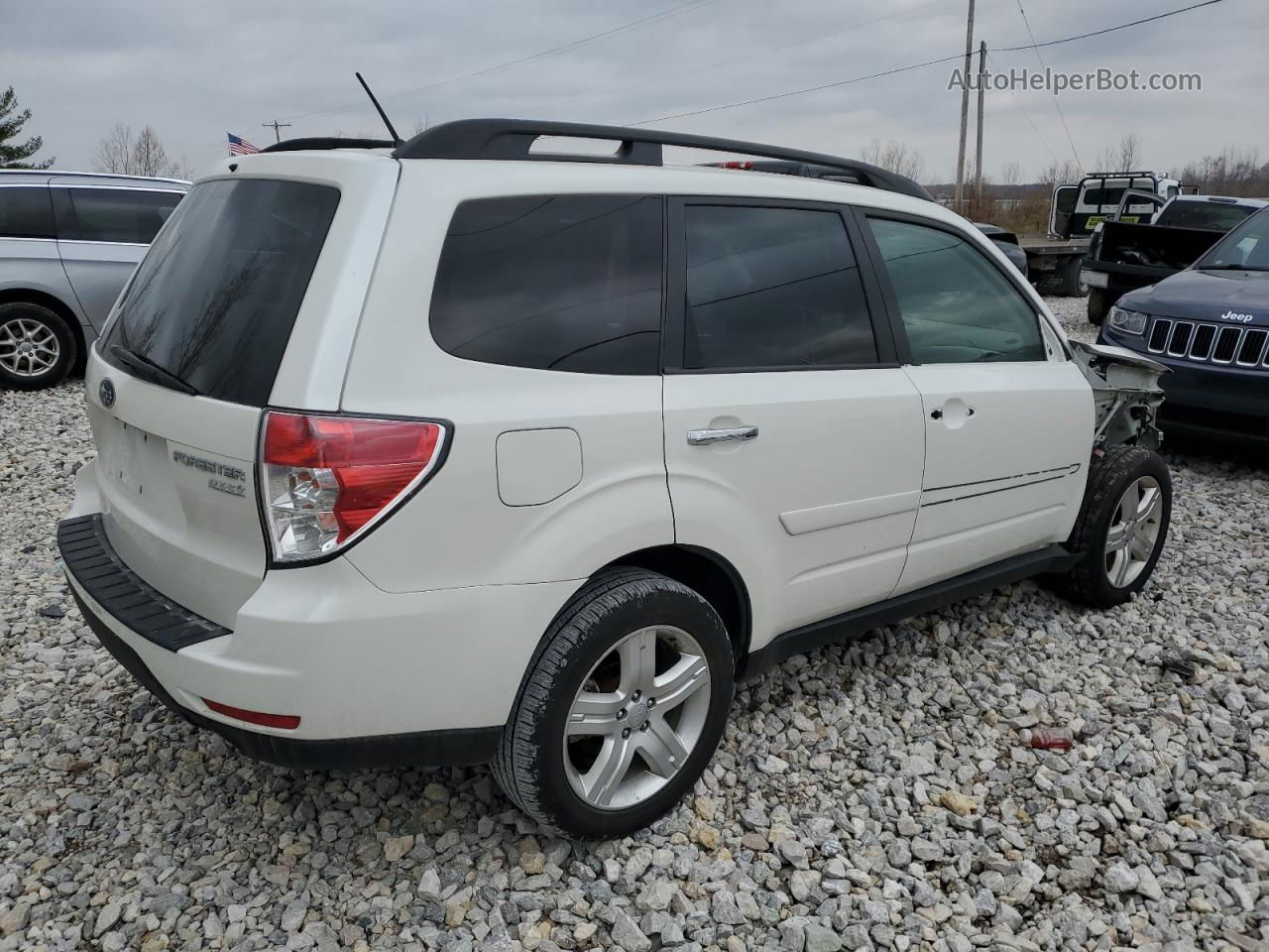 2010 Subaru Forester 2.5x Premium Белый vin: JF2SH6CC9AH790333