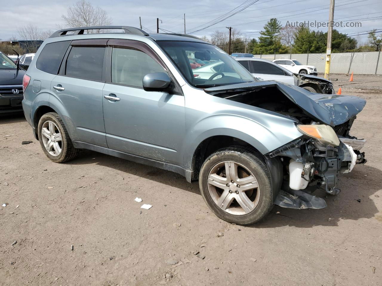 2010 Subaru Forester 2.5x Premium Teal vin: JF2SH6CC9AH907621