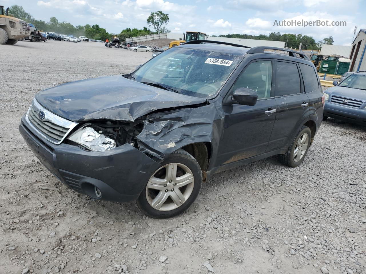 2010 Subaru Forester 2.5x Limited Black vin: JF2SH6DC0AH900930