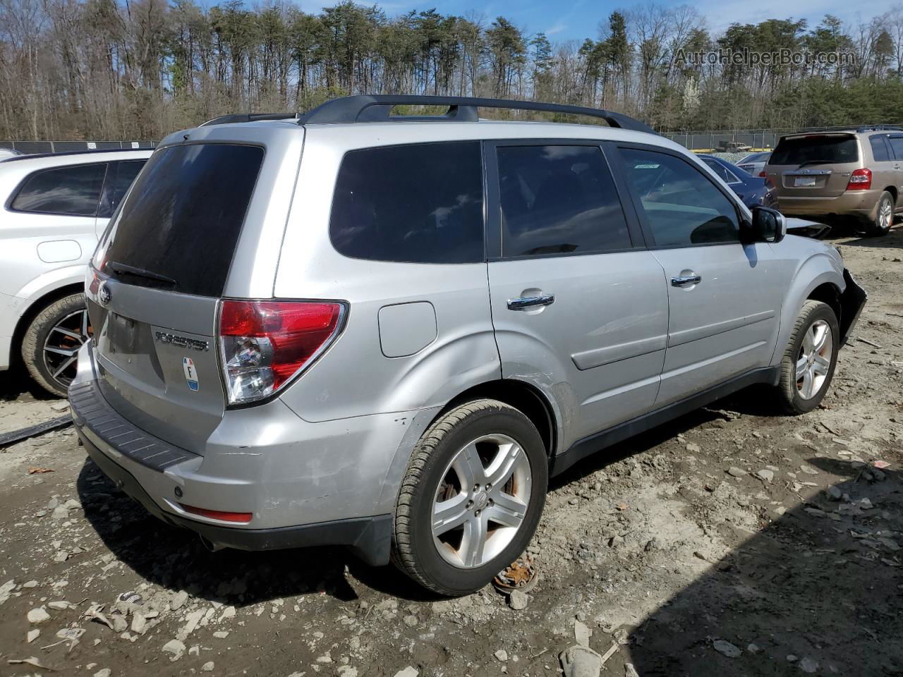 2010 Subaru Forester 2.5x Limited Silver vin: JF2SH6DC3AH791556