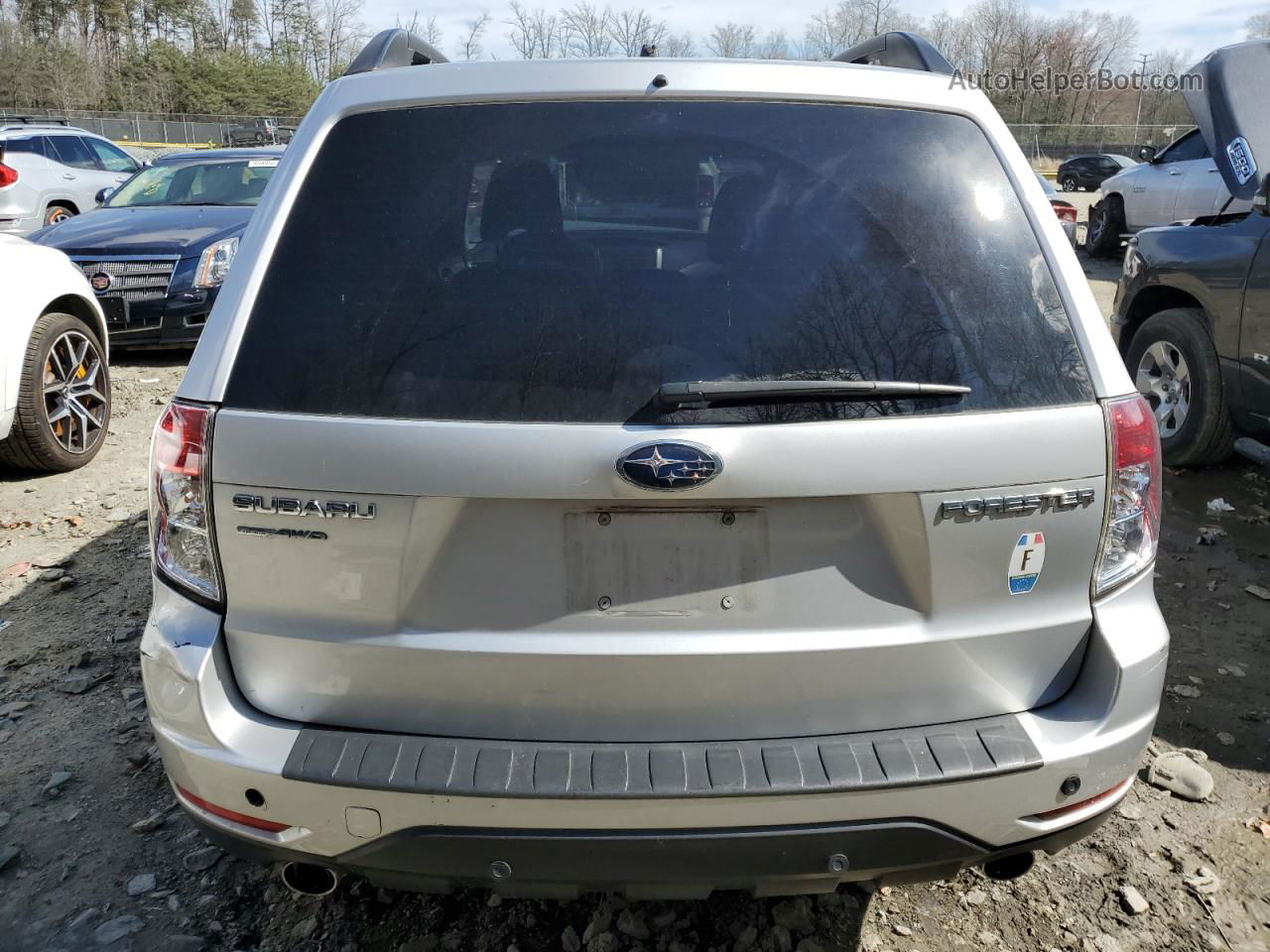 2010 Subaru Forester 2.5x Limited Silver vin: JF2SH6DC3AH791556