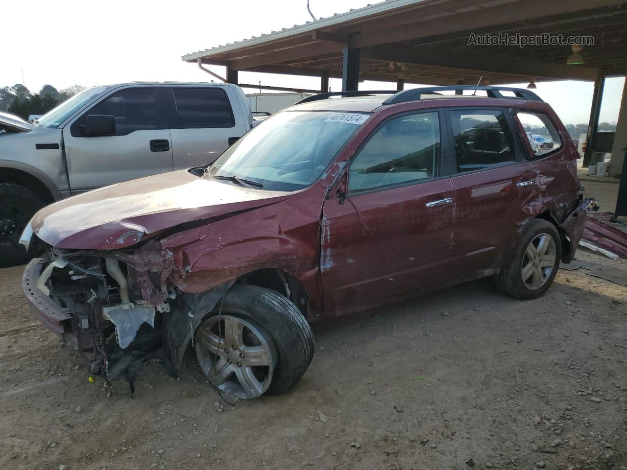 2010 Subaru Forester 2.5x Limited Red vin: JF2SH6DC4AH754564