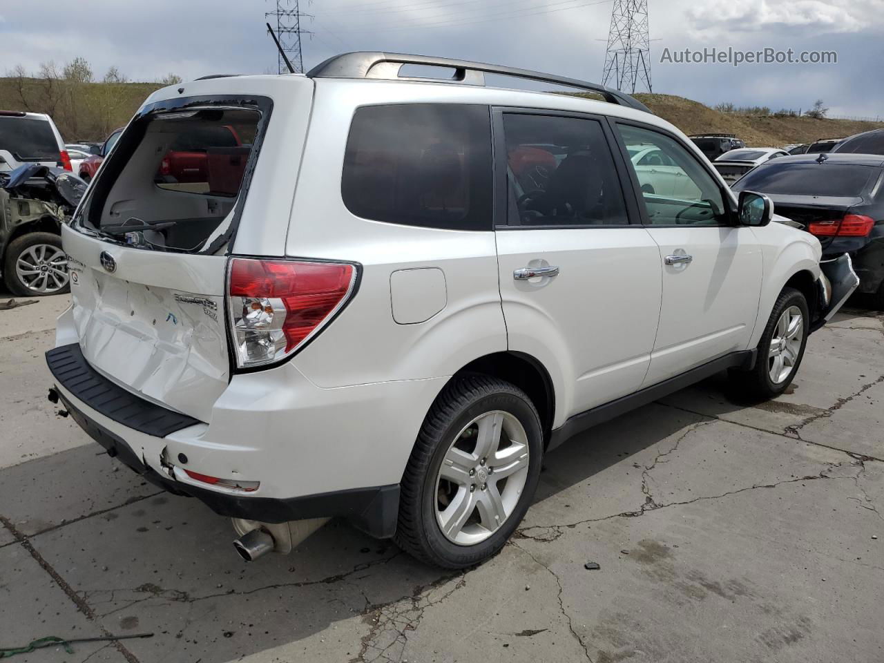 2010 Subaru Forester 2.5x Limited White vin: JF2SH6DC5AH761488