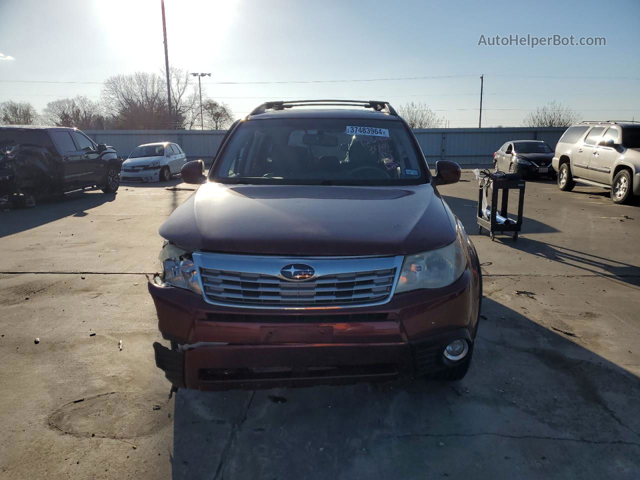 2010 Subaru Forester 2.5x Limited Maroon vin: JF2SH6DC9AH904328