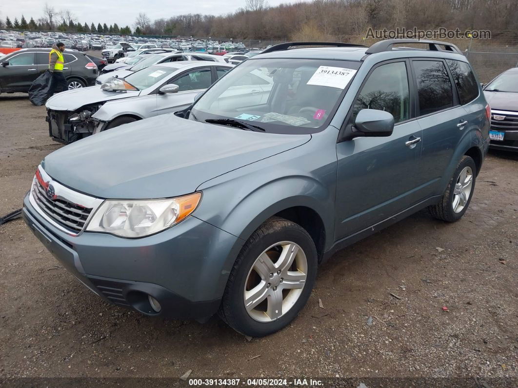 2010 Subaru Forester 2.5x Limited Light Blue vin: JF2SH6DCXAH739020