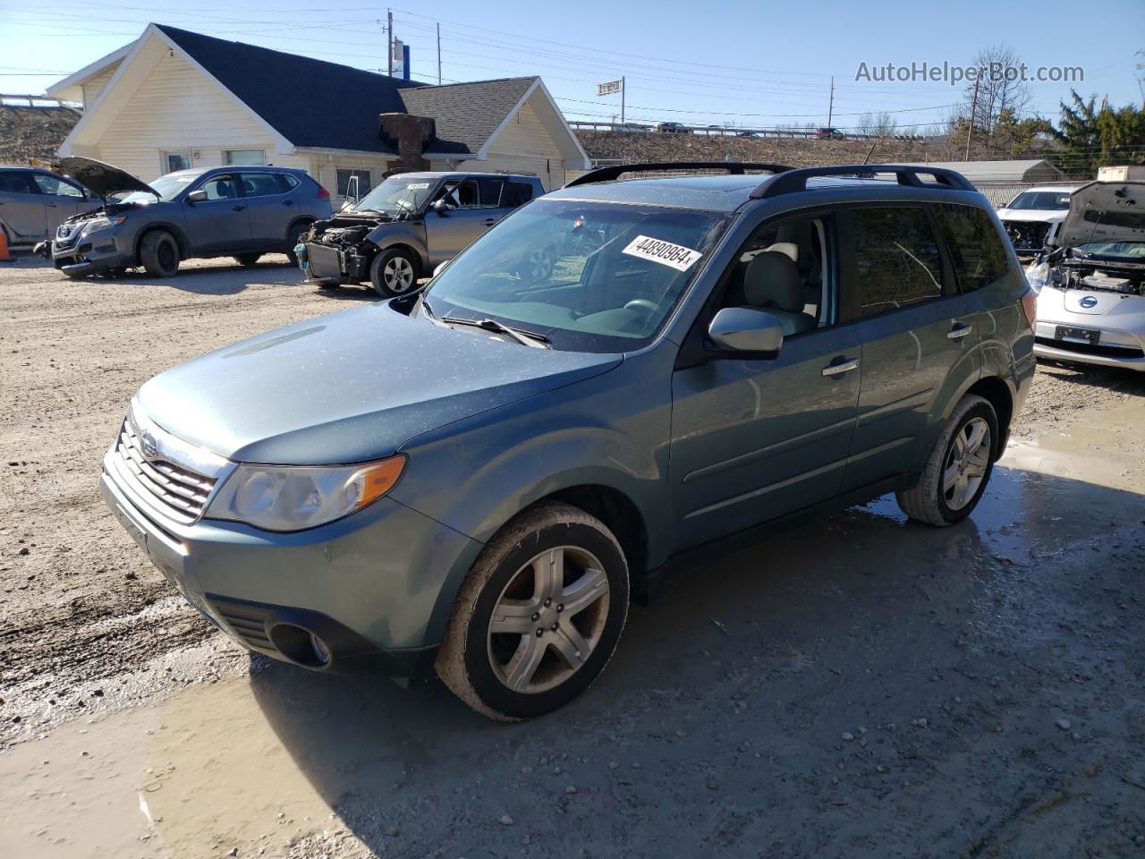 2010 Subaru Forester 2.5x Limited Turquoise vin: JF2SH6DCXAH746033