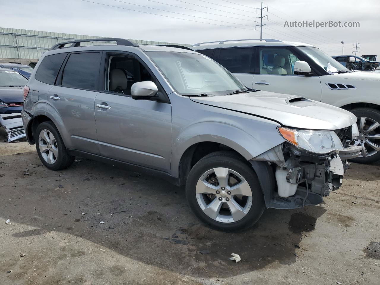 2010 Subaru Forester 2.5xt Limited Серебряный vin: JF2SH6FC6AH802580