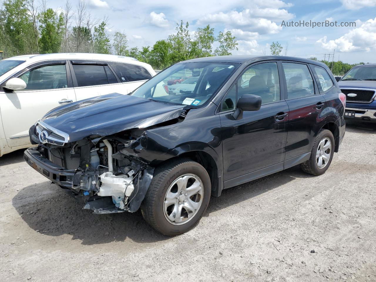 2016 Subaru Forester 2.5i Black vin: JF2SJAAC2GH417427