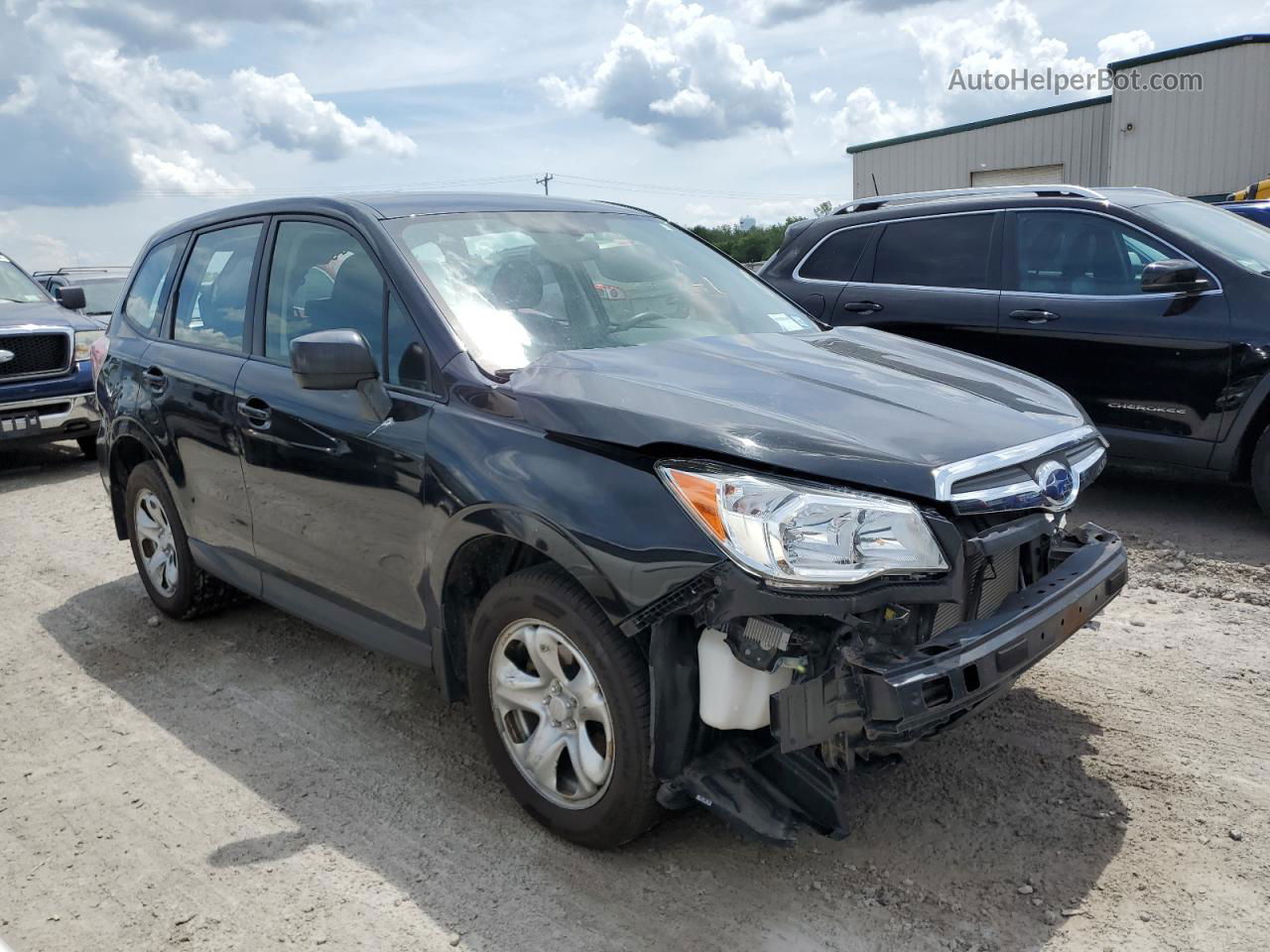 2016 Subaru Forester 2.5i Black vin: JF2SJAAC2GH417427