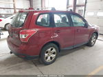 2016 Subaru Forester 2.5i Red vin: JF2SJAAC2GH521769