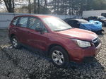 2018 Subaru Forester 2.5i Red vin: JF2SJAAC2JG589745