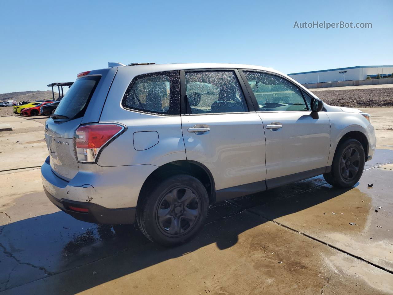 2018 Subaru Forester 2.5i Silver vin: JF2SJAAC3JH525322