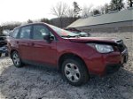 2018 Subaru Forester 2.5i Burgundy vin: JF2SJAAC3JH527796