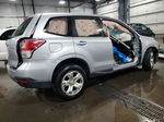 2018 Subaru Forester 2.5i Silver vin: JF2SJAAC3JH589988