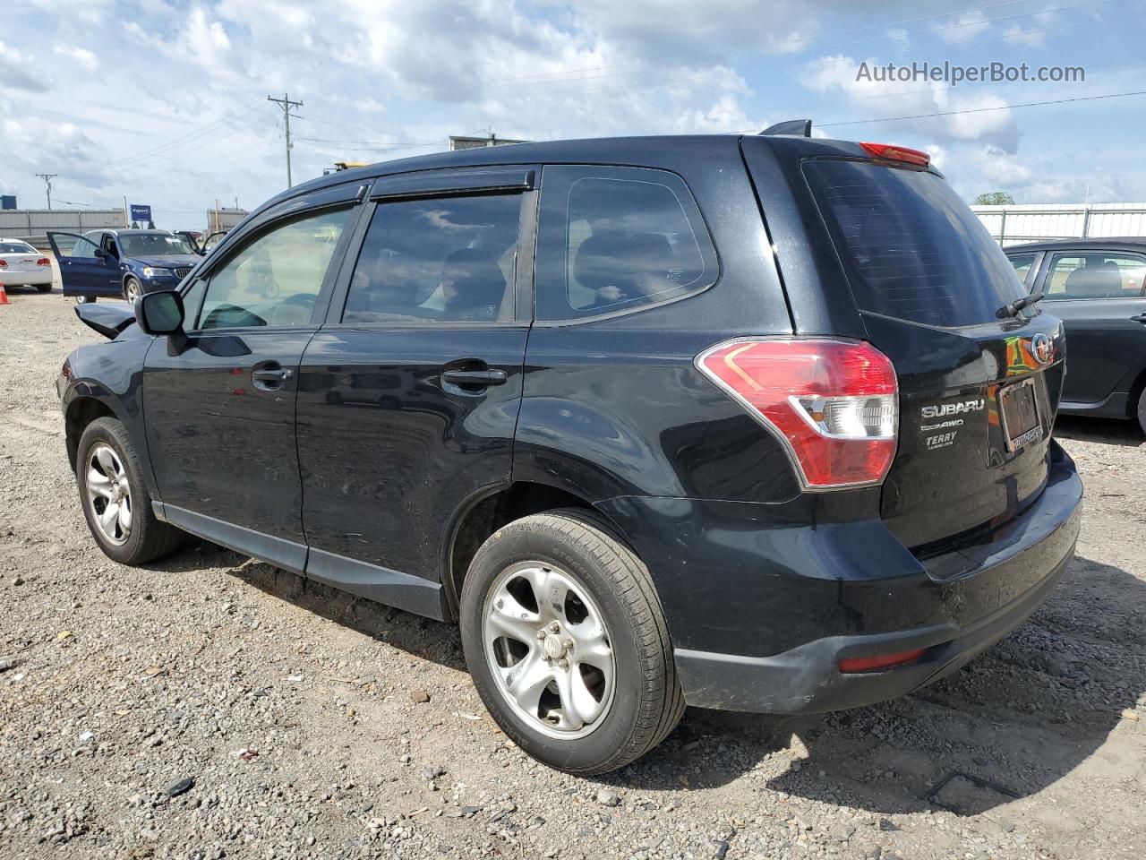 2016 Subaru Forester 2.5i Black vin: JF2SJAAC4GH548245