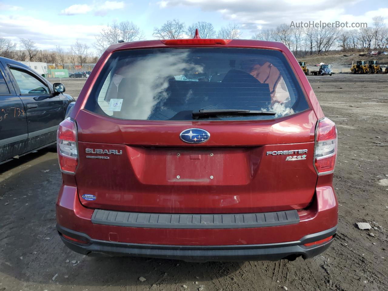 2016 Subaru Forester 2.5i Red vin: JF2SJAAC5GH421973