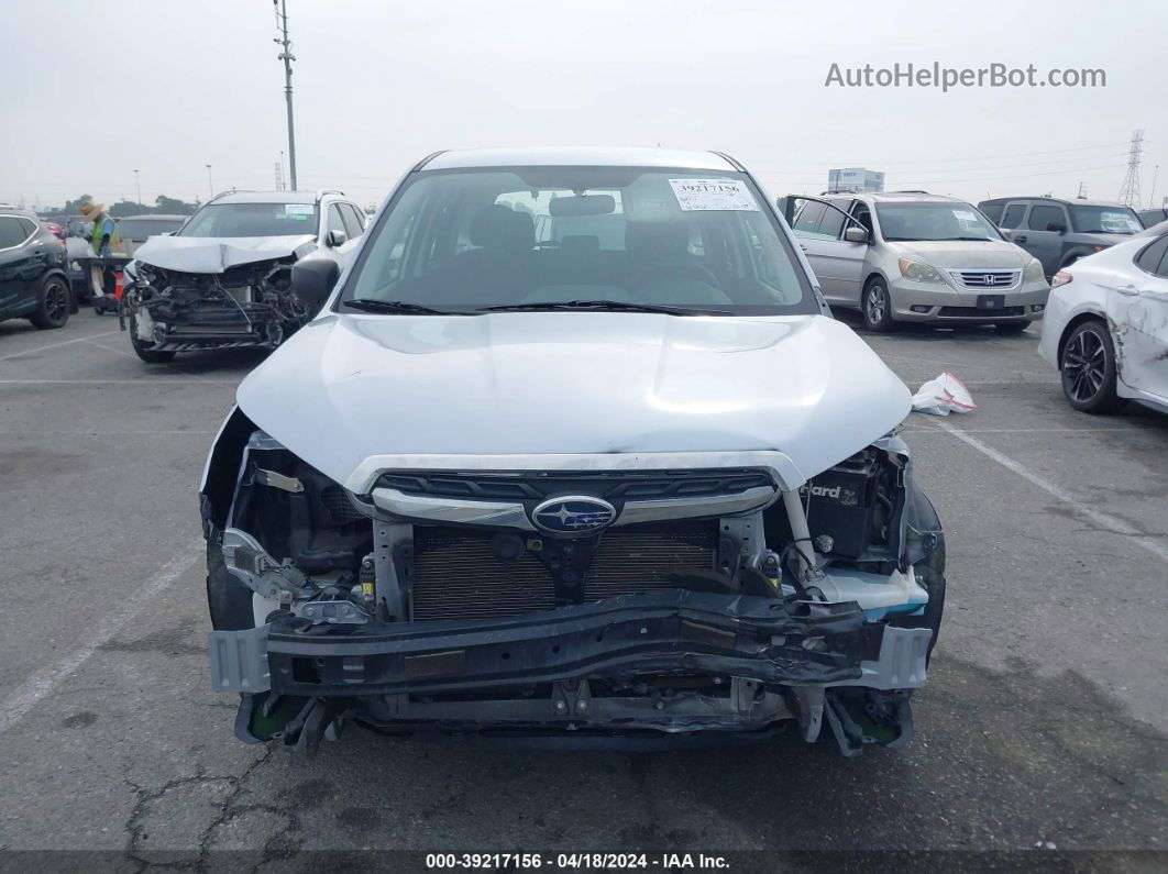 2017 Subaru Forester 2.5i Silver vin: JF2SJAAC5HG515844