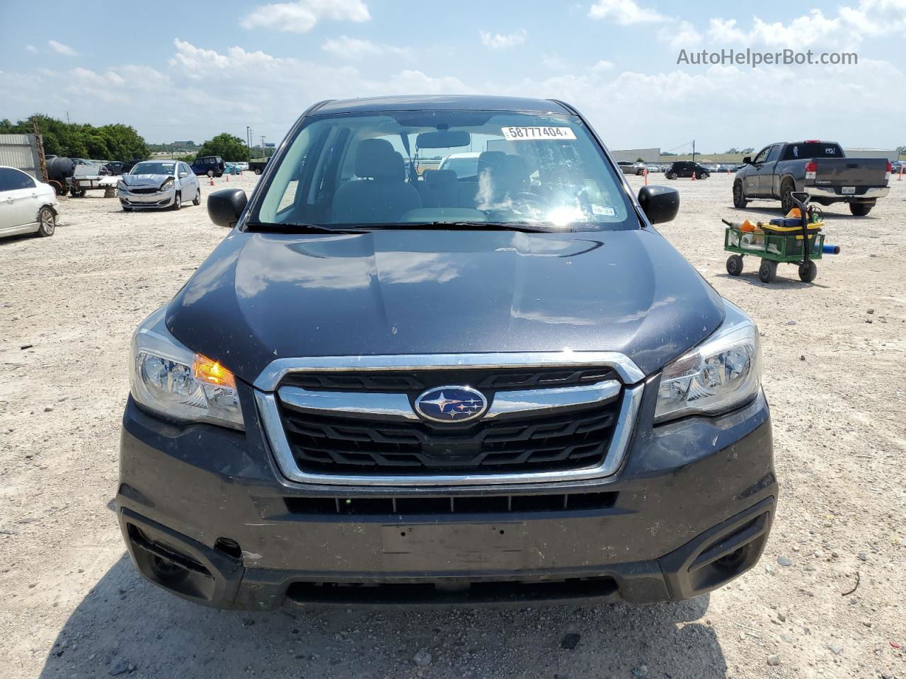 2018 Subaru Forester 2.5i Charcoal vin: JF2SJAAC5JG590825