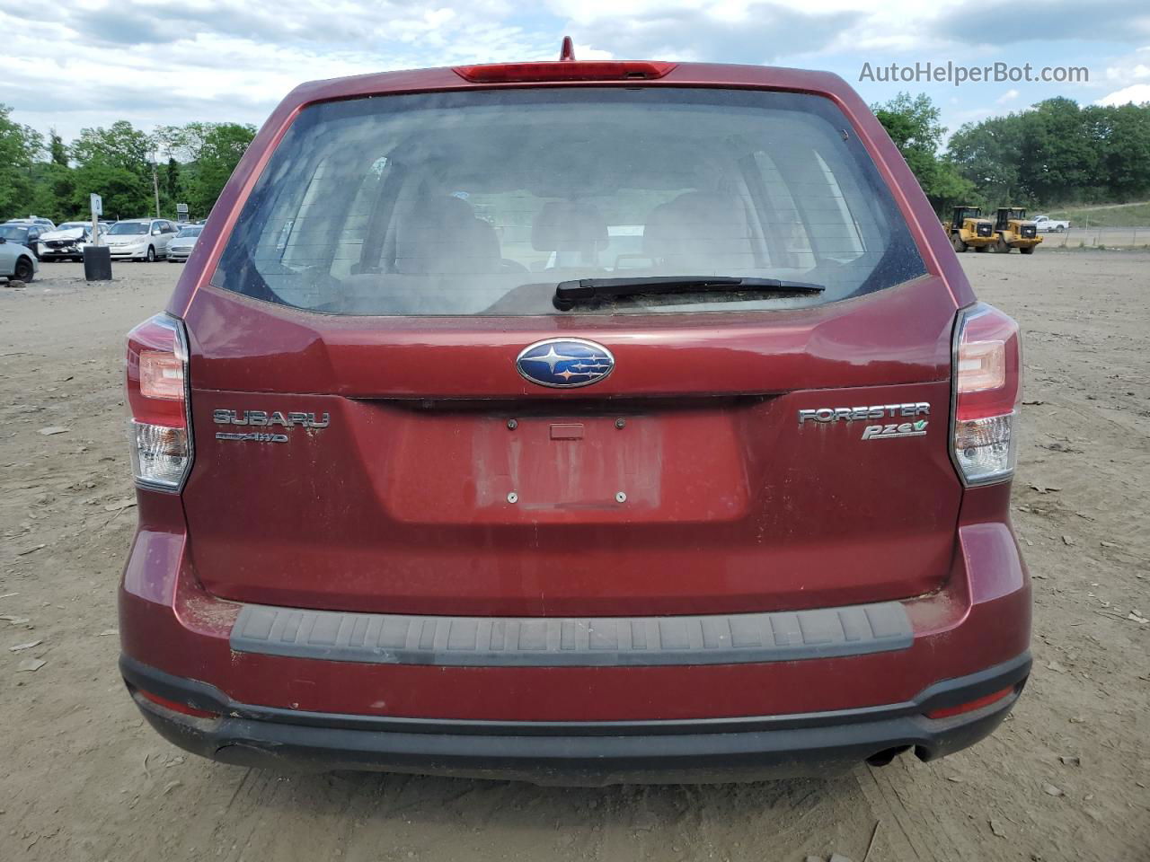 2017 Subaru Forester 2.5i Red vin: JF2SJAAC7HH413231