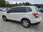 2015 Subaru Forester 2.5i White vin: JF2SJAAC8FH819757