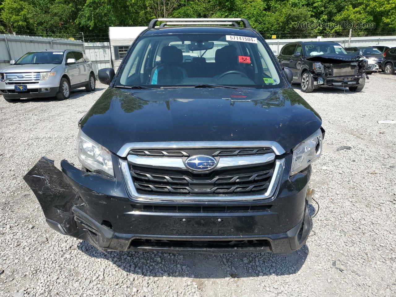 2017 Subaru Forester 2.5i Black vin: JF2SJAAC9HG590904