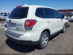 2018 Subaru Forester 2.5i White vin: JF2SJAAC9JH480418