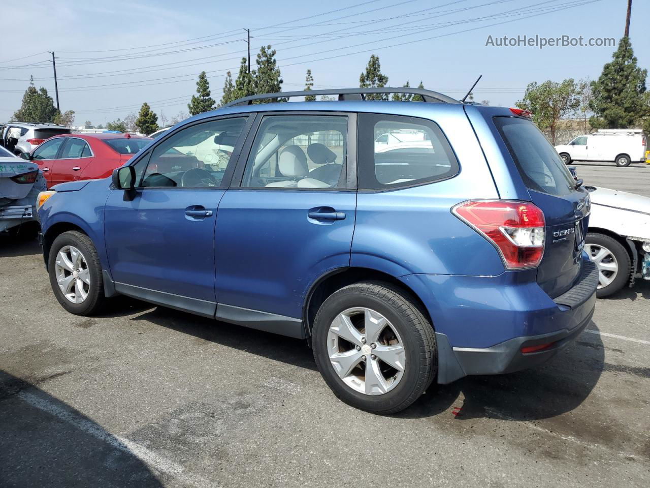 2015 Subaru Forester 2.5i Blue vin: JF2SJABC0FH586231