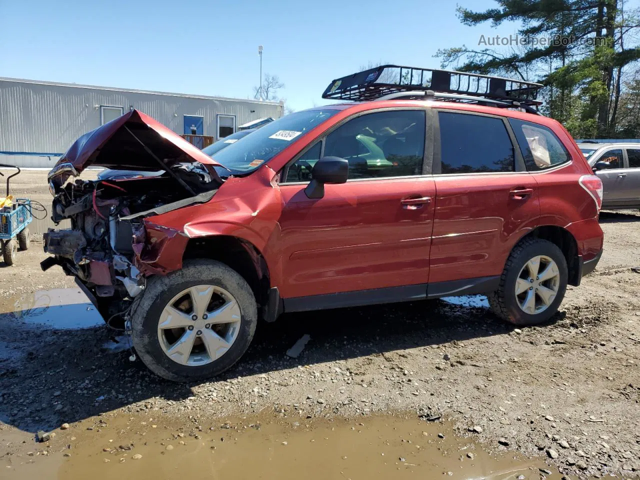 2016 Subaru Forester 2.5i Красный vin: JF2SJABC0GH564053