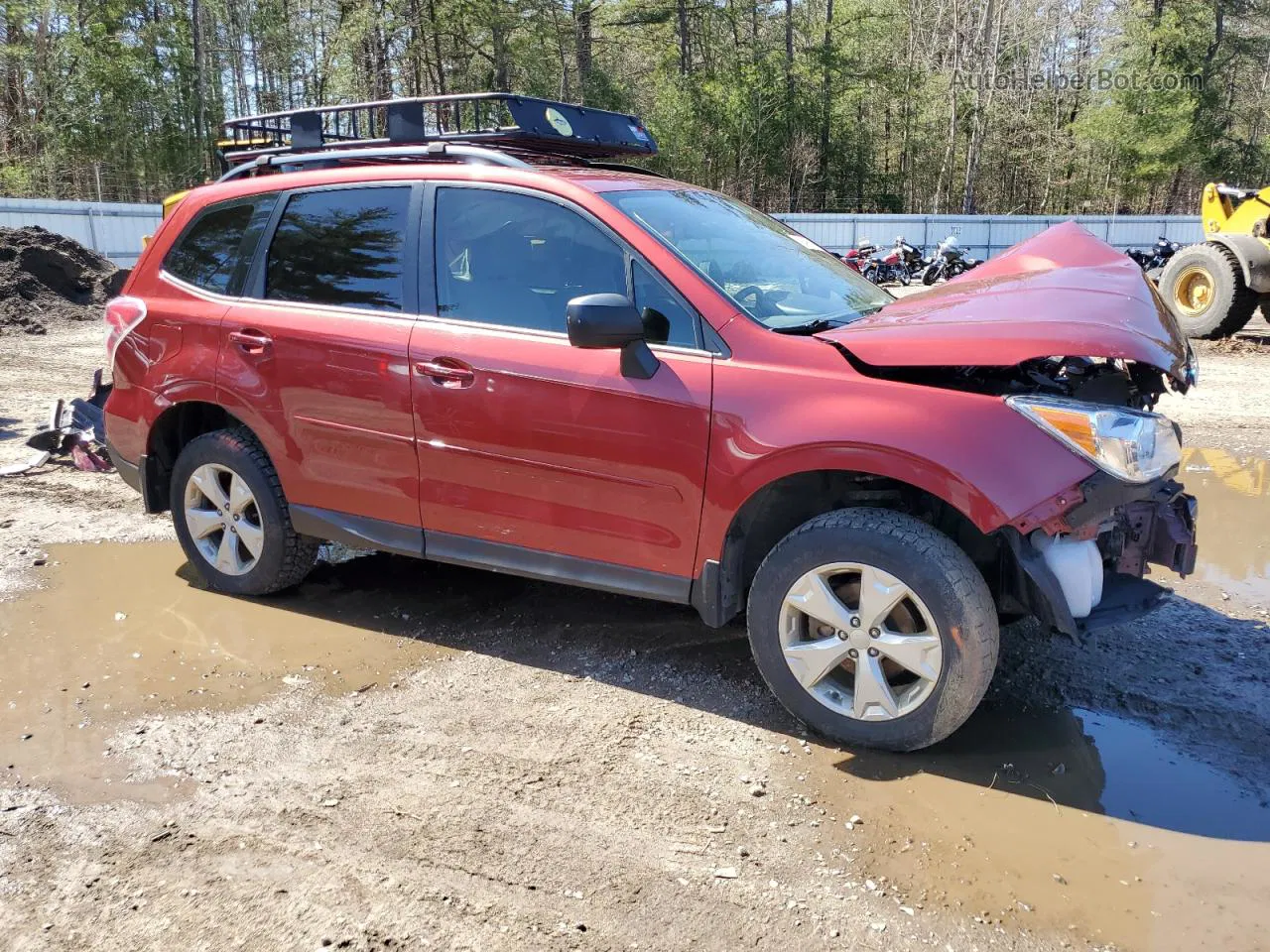 2016 Subaru Forester 2.5i Red vin: JF2SJABC0GH564053