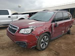 2018 Subaru Forester 2.5i Burgundy vin: JF2SJABC0JH491788