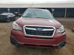 2018 Subaru Forester 2.5i Burgundy vin: JF2SJABC0JH491788