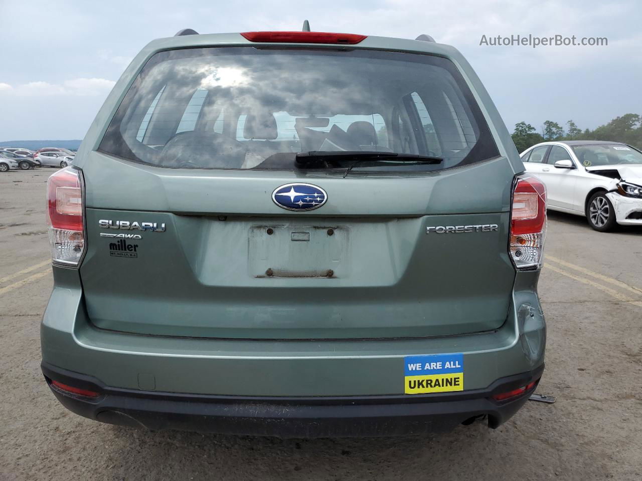 2018 Subaru Forester 2.5i Green vin: JF2SJABC0JH573553