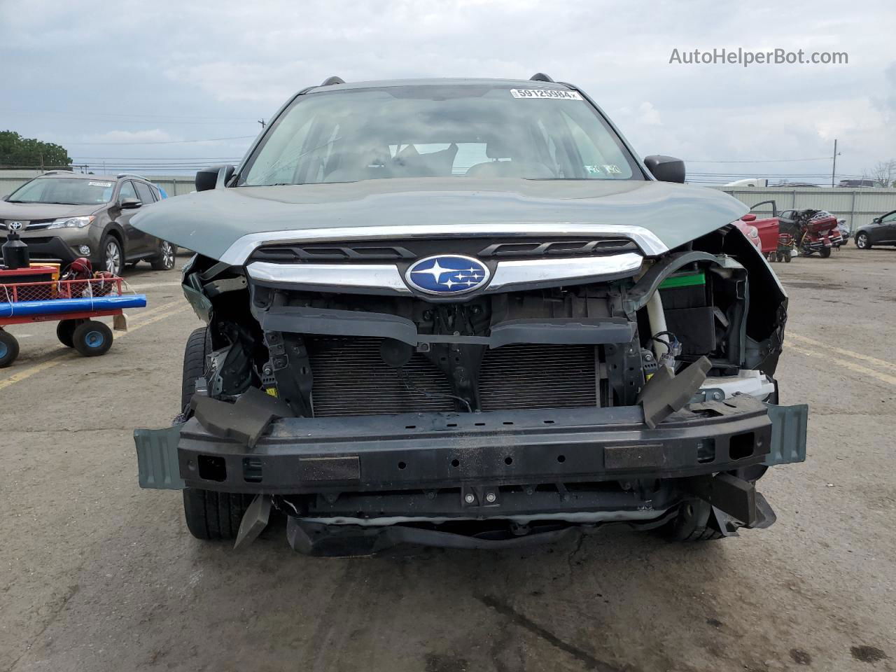 2018 Subaru Forester 2.5i Green vin: JF2SJABC0JH573553