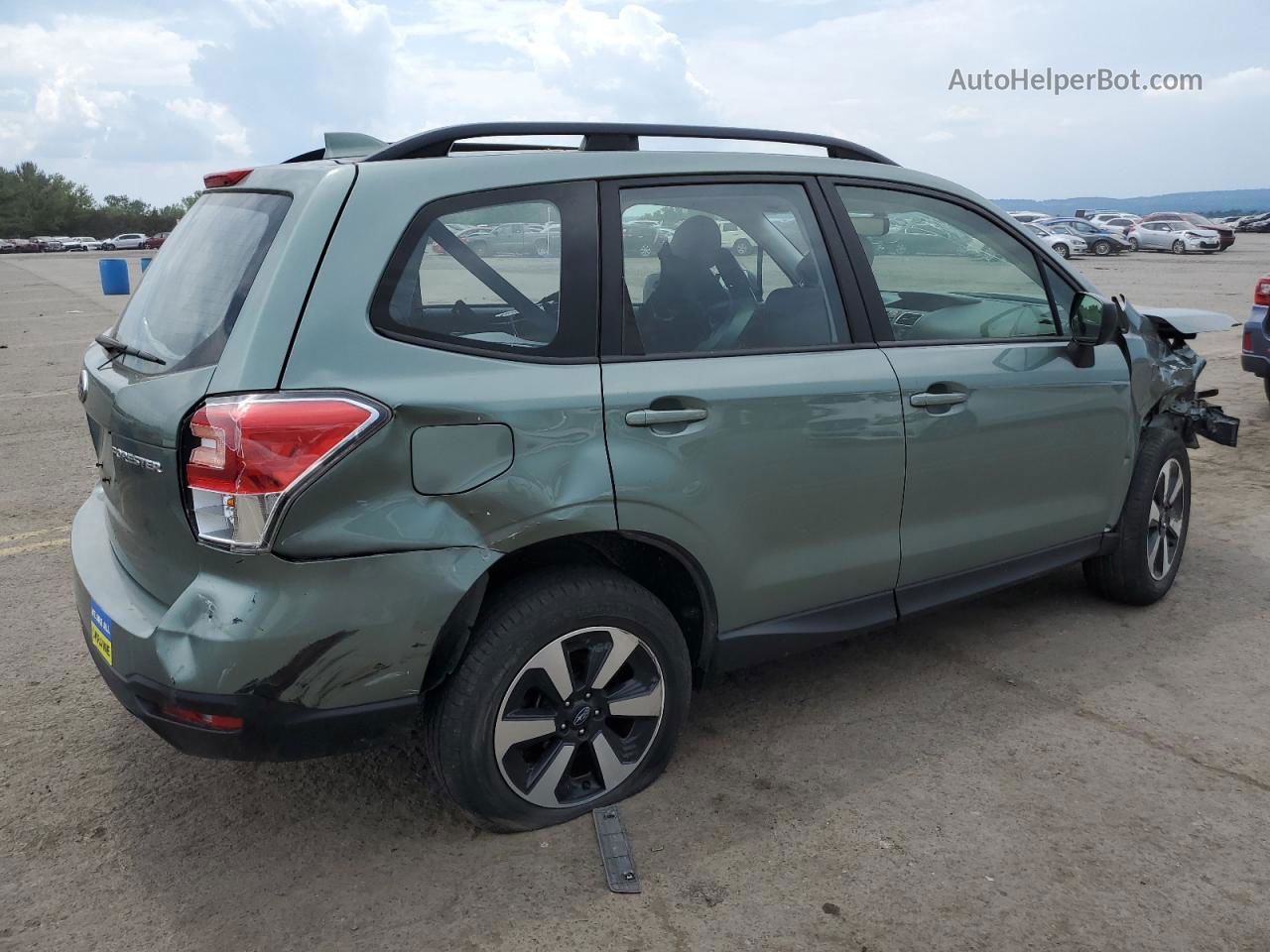 2018 Subaru Forester 2.5i Green vin: JF2SJABC0JH573553