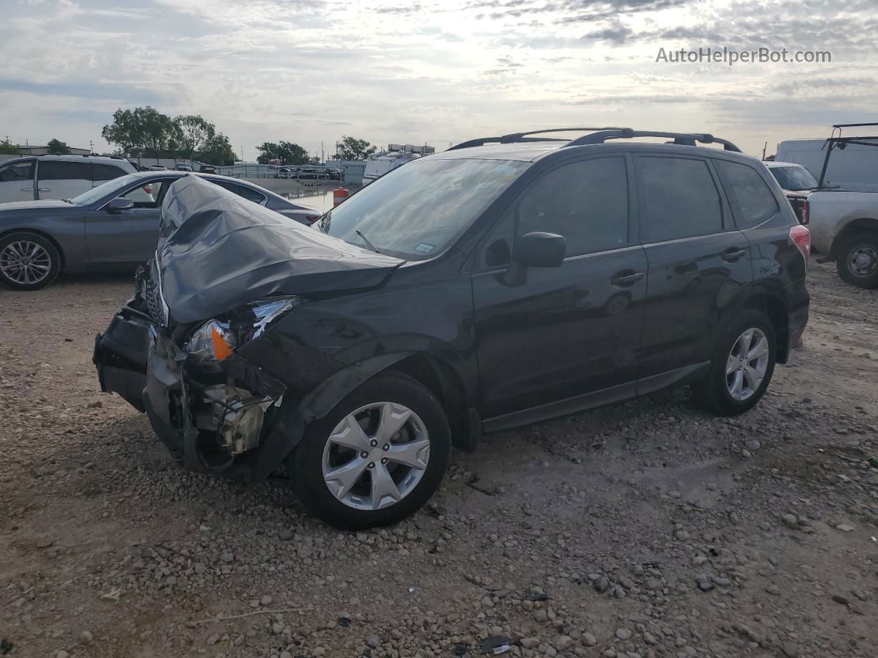 2016 Subaru Forester 2.5i Black vin: JF2SJABC1GH443046