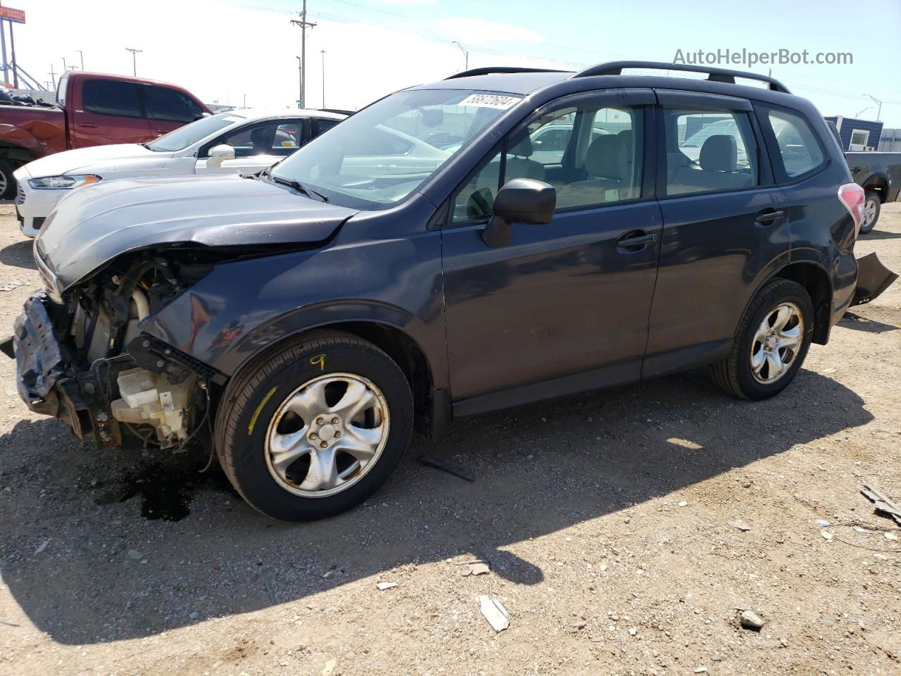 2016 Subaru Forester 2.5i Синий vin: JF2SJABC1GH479240