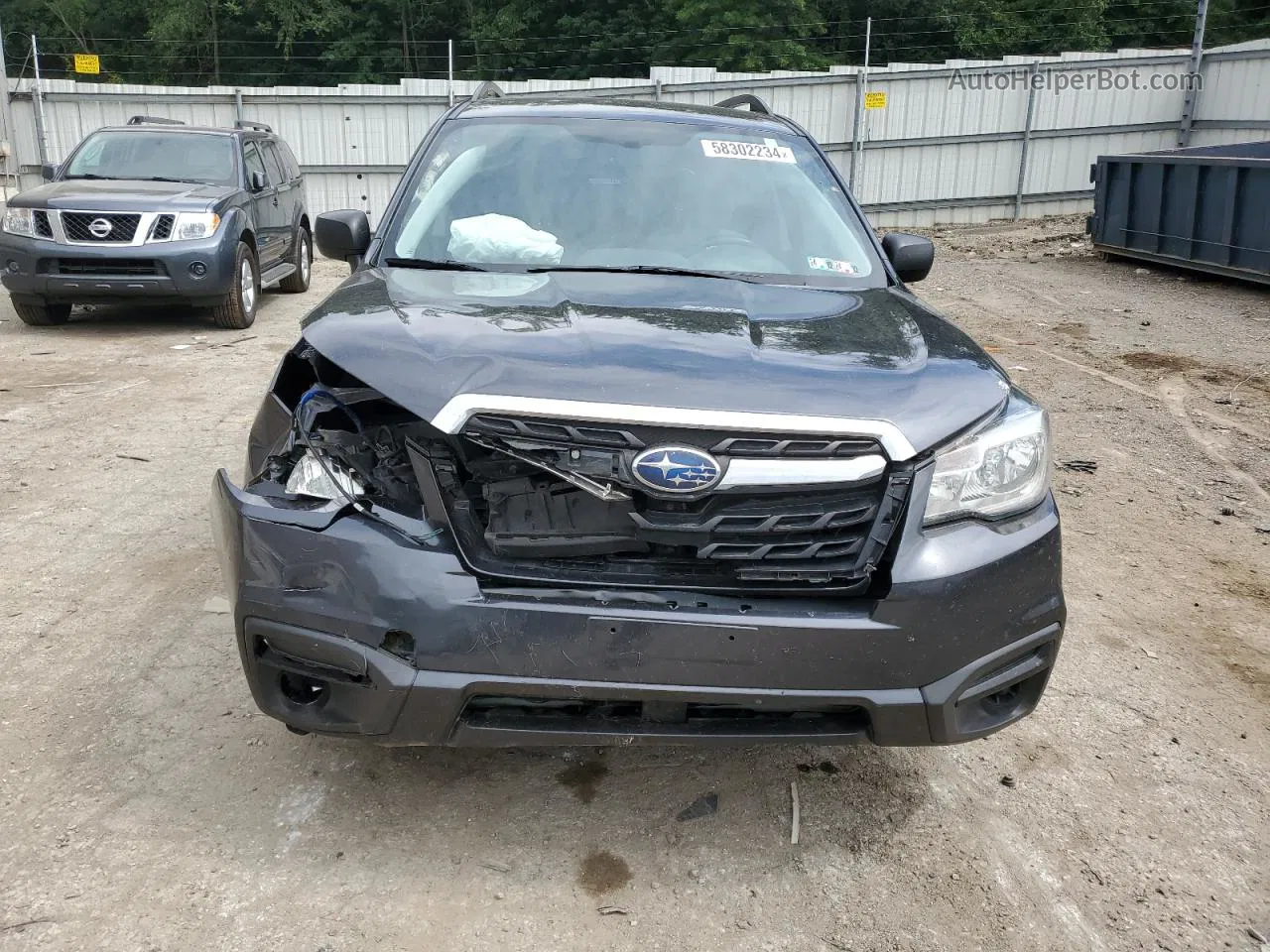 2017 Subaru Forester 2.5i Угольный vin: JF2SJABC1HH485623