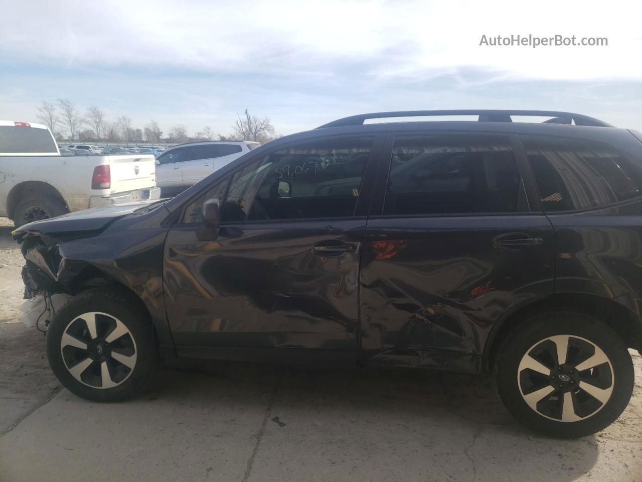 2017 Subaru Forester 2.5i Gray vin: JF2SJABC1HH515820