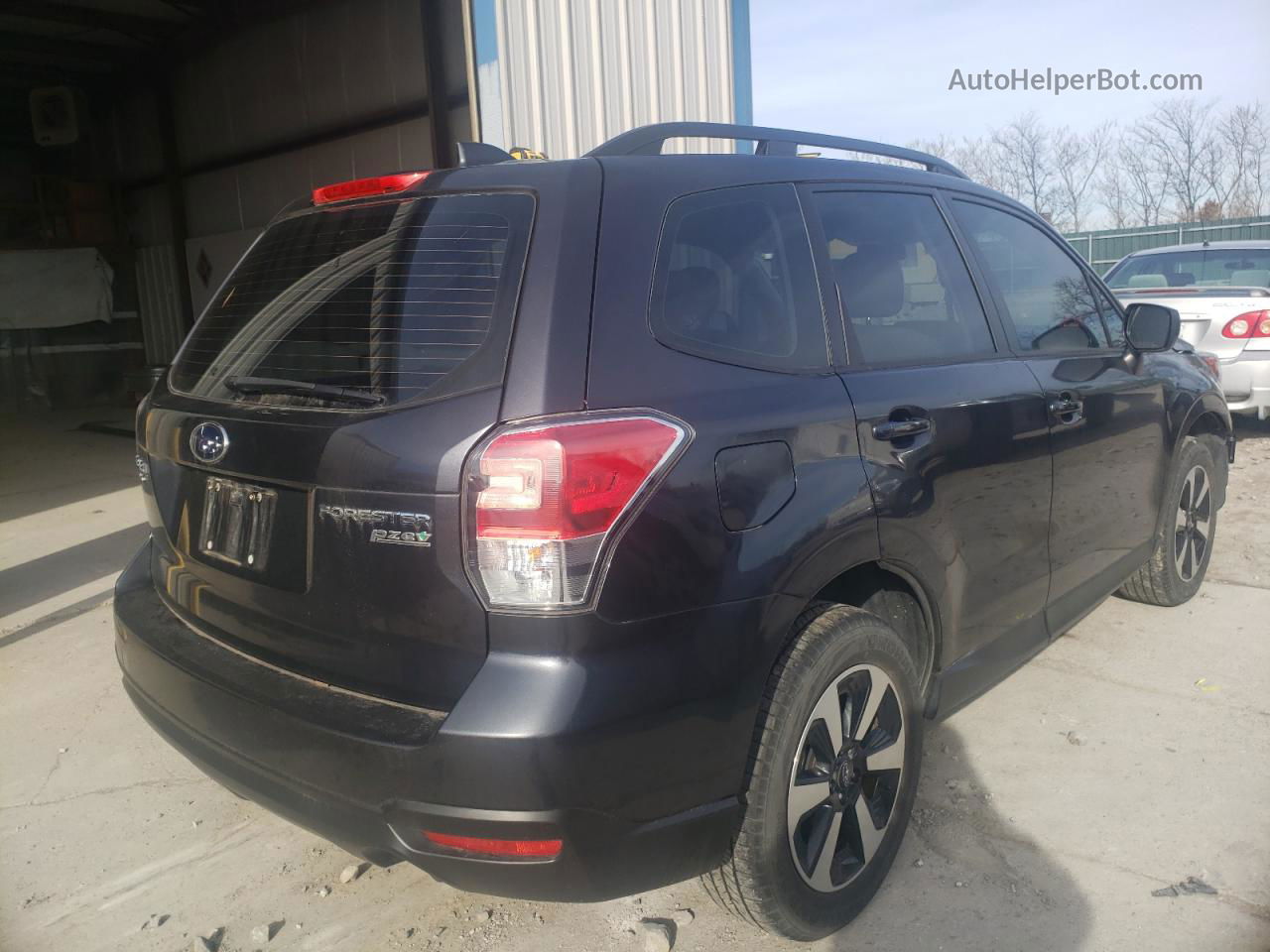 2017 Subaru Forester 2.5i Gray vin: JF2SJABC1HH515820