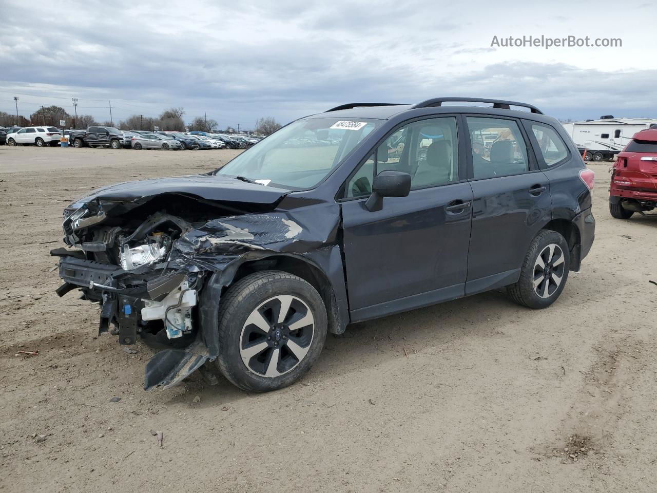 2017 Subaru Forester 2.5i Charcoal vin: JF2SJABC1HH579243