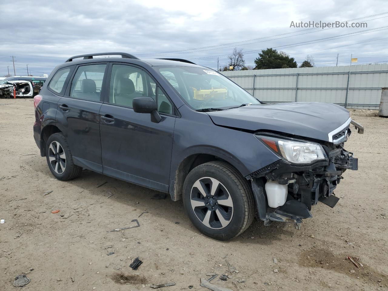 2017 Subaru Forester 2.5i Charcoal vin: JF2SJABC1HH579243