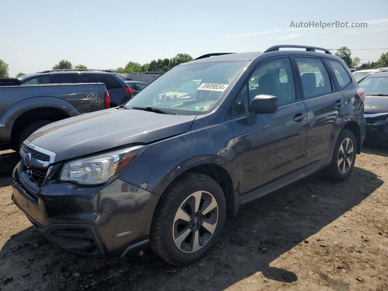 2018 Subaru Forester 2.5i Blue vin: JF2SJABC1JH455639