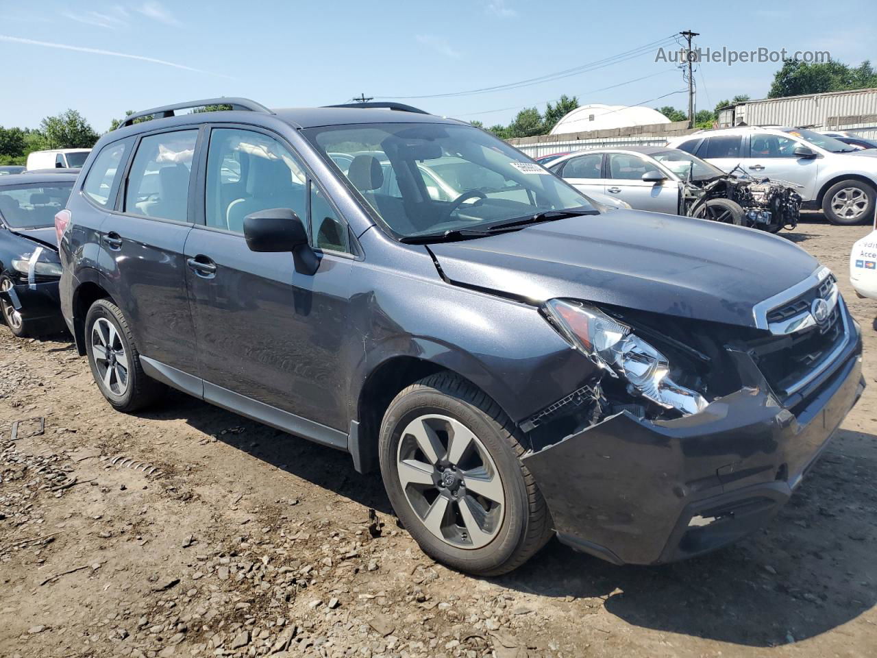 2018 Subaru Forester 2.5i Blue vin: JF2SJABC1JH455639