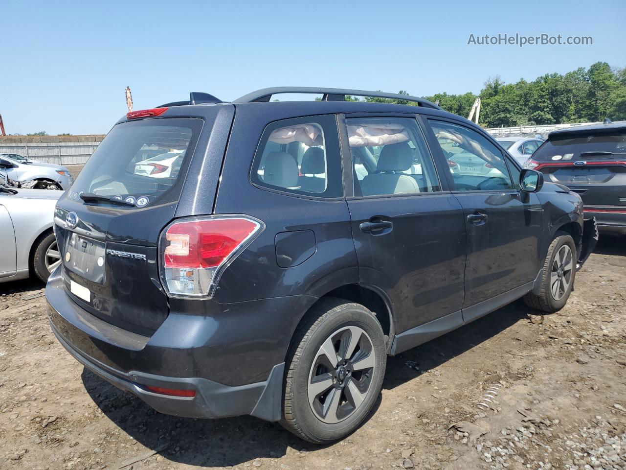 2018 Subaru Forester 2.5i Blue vin: JF2SJABC1JH455639