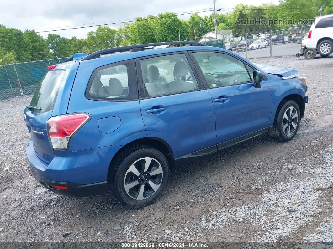 2018 Subaru Forester 2.5i Blue vin: JF2SJABC1JH496434