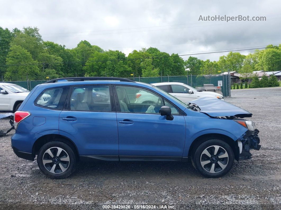 2018 Subaru Forester 2.5i Blue vin: JF2SJABC1JH496434