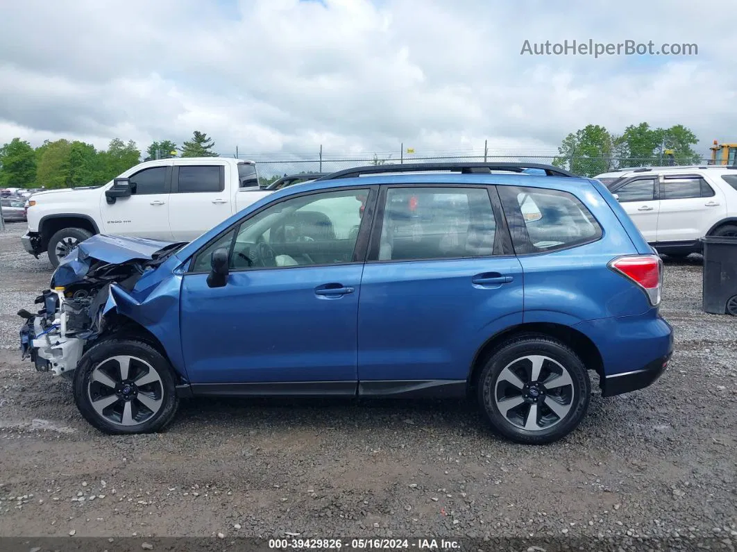 2018 Subaru Forester 2.5i Blue vin: JF2SJABC1JH496434