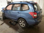 2016 Subaru Forester 2.5i Синий vin: JF2SJABC2GH499075