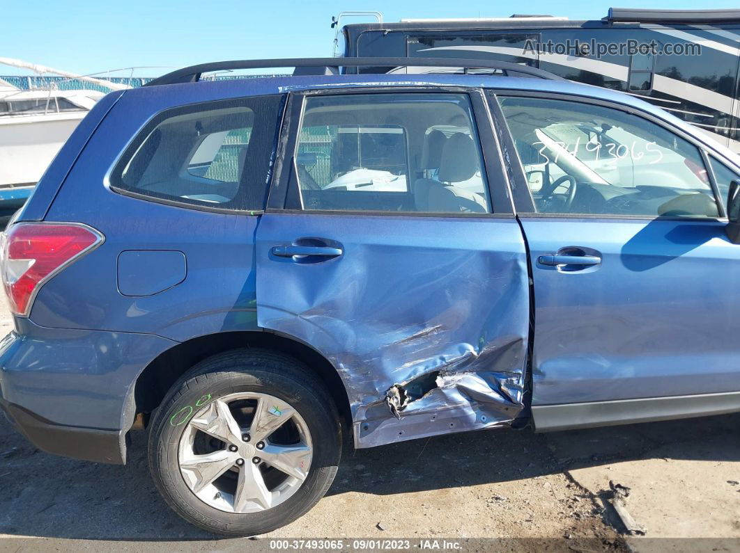 2016 Subaru Forester 2.5i Blue vin: JF2SJABC2GH566712